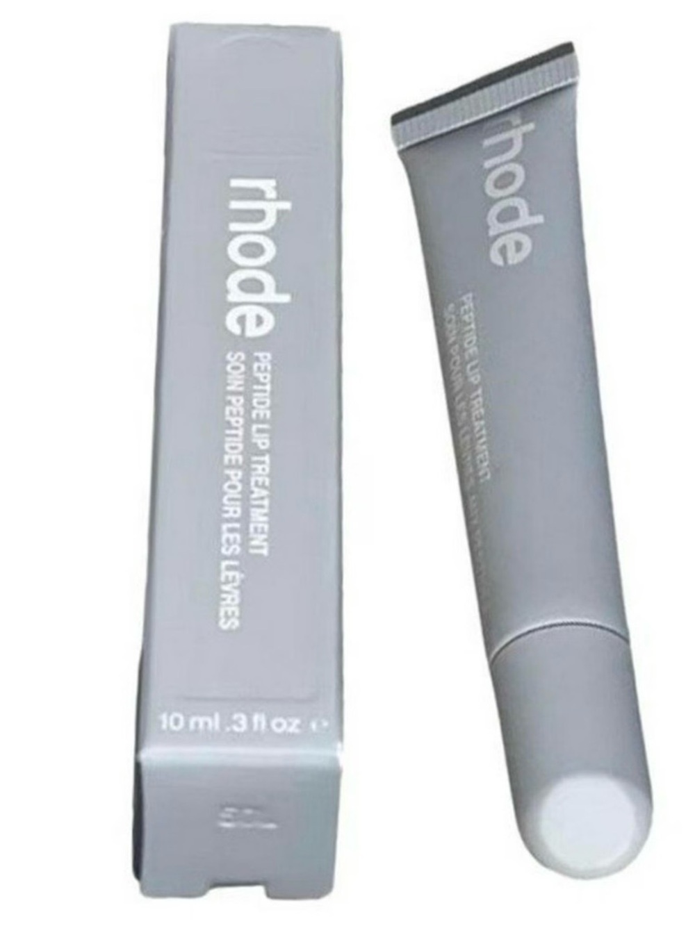 RHODE Peptide Lip Treatment — Unscented Gray Tube